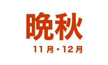 晩秋:11月・12月