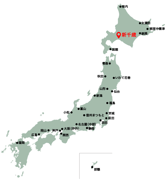 トラウト日本地図